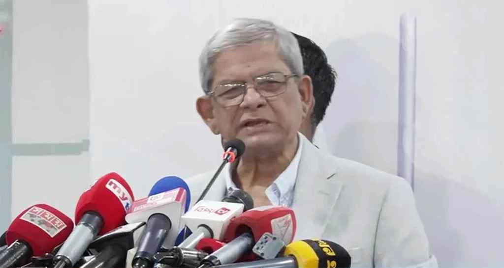রাষ্ট্রপতি কে হবেন সিদ্ধান্ত হবে দলের স্থায়ী কমিটির বৈঠকে: মির্জা ফখরুল